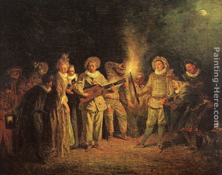 Jean-Antoine Watteau The Italian Comedy